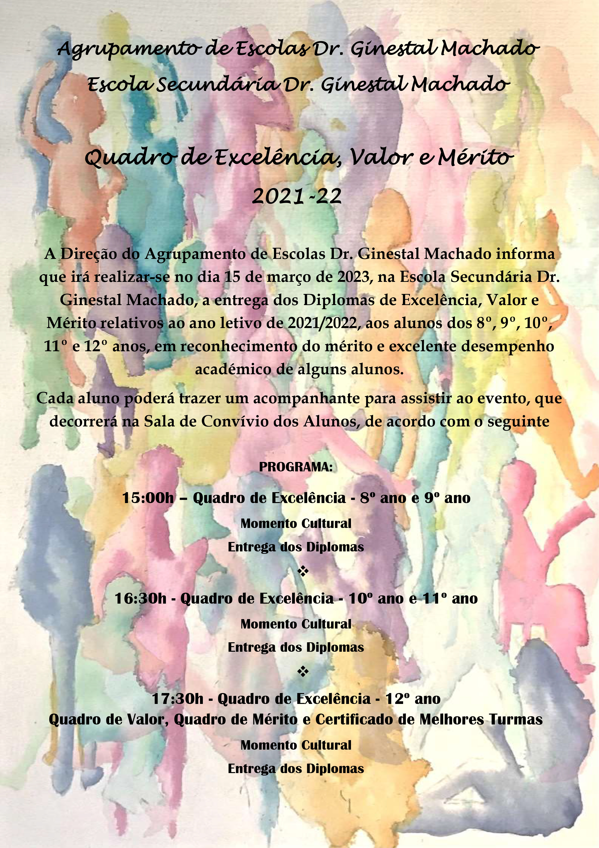 Cerimónia entrega Quadros de Excelência, Valor e Mérito